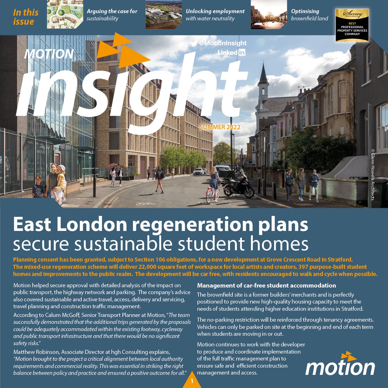 Motion Insight Newsletter Summer 2022 Edition